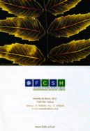Folheto de Divulgação, FCSH/UNL, 2008 (Portugal)